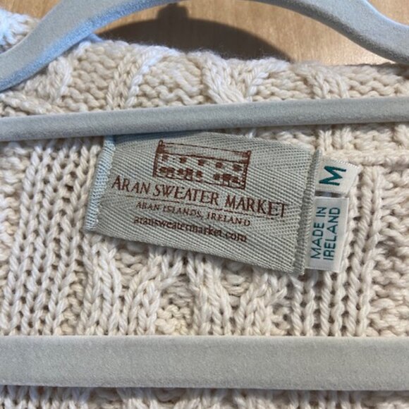 Aran Islands Irish 100% Merino Wool sweater Medium - Picture 3 of 6